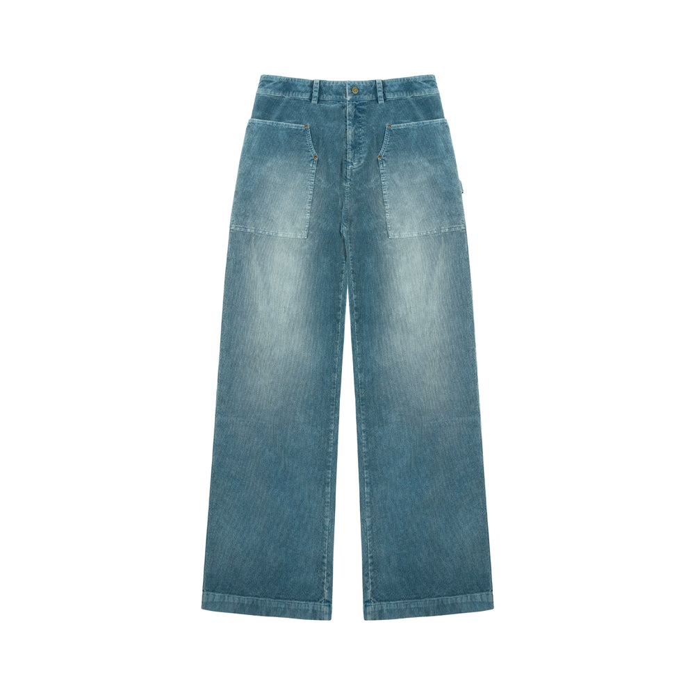 ANTIDOTE Patch Pocket Washed Corduroy Pants | Face 3 Face