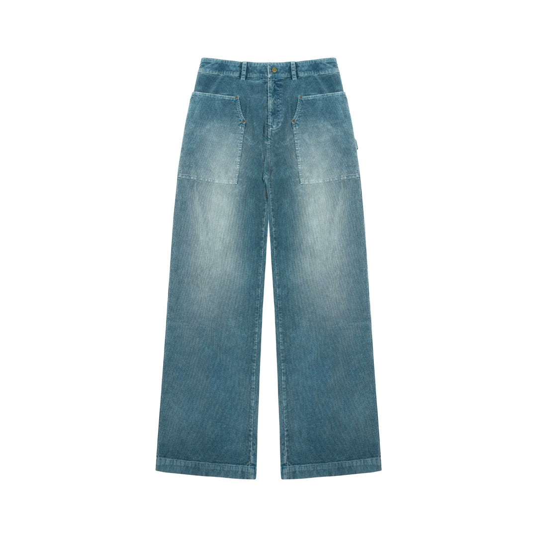 ANTIDOTE Patch Pocket Washed Corduroy Pants | Face 3 Face