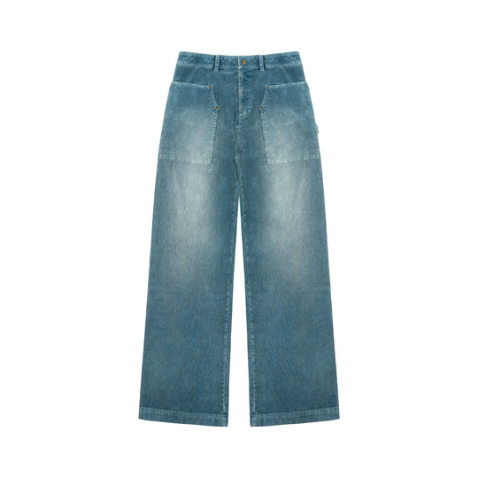 ANTIDOTE Patch Pocket Washed Corduroy Pants | Face 3 Face
