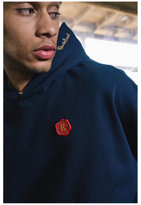 Remedy Metal Wax Seal Chain Embroidered Hoodie | Face 3 Face