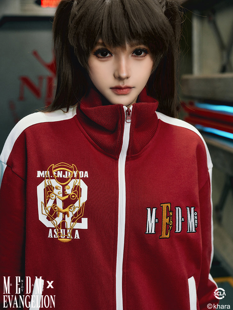 MEDM x EVA Line Art Body Contrast Color Track Jacket | Face 3 Face