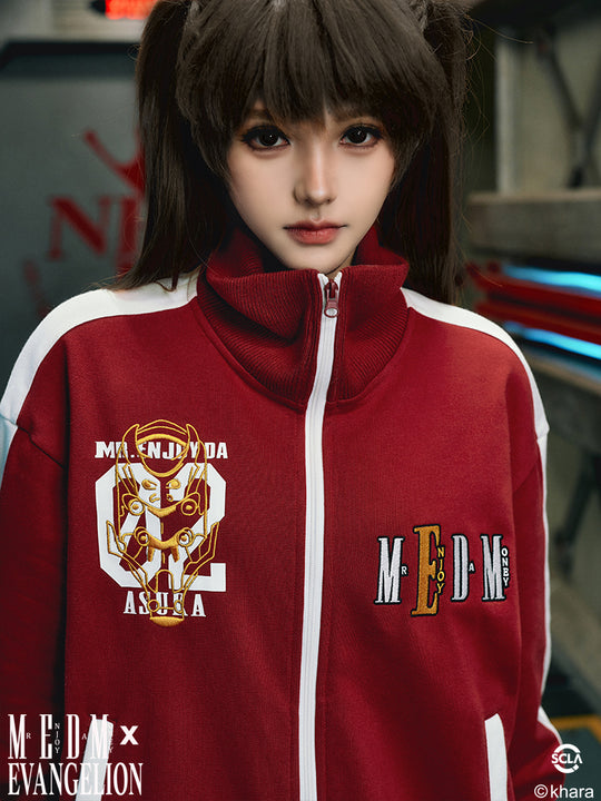 MEDM x EVA Line Art Body Contrast Color Track Jacket | Face 3 Face