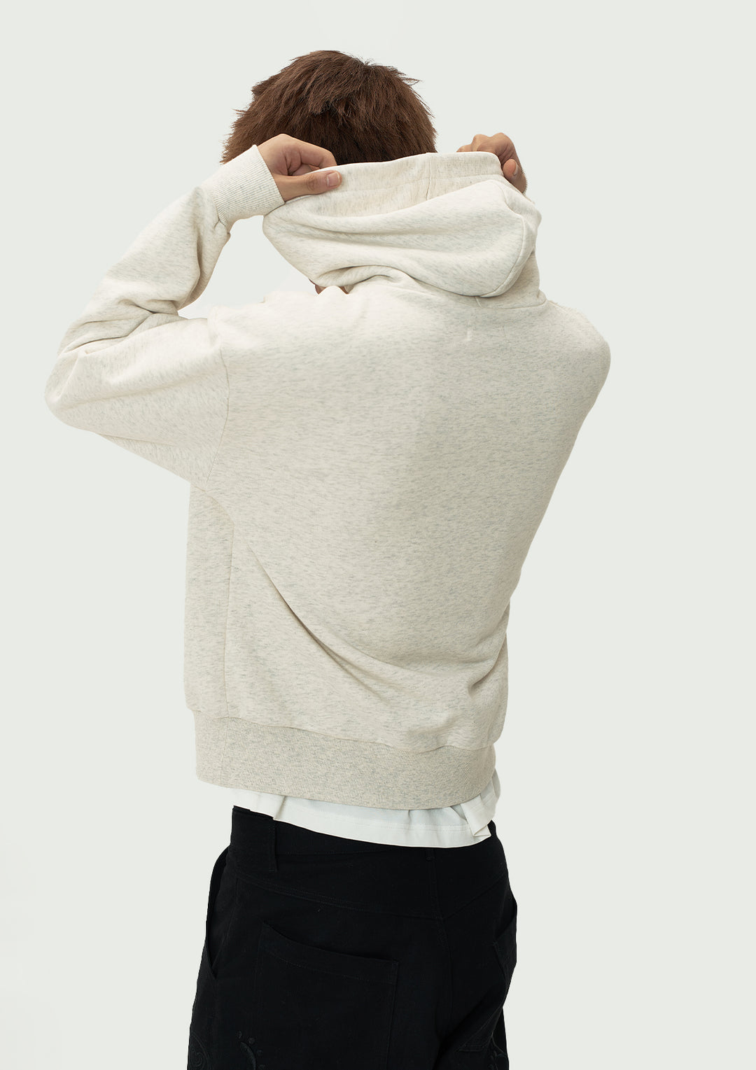 EVILKNIGHT(EK) Photo Graffiti Print Hoodie | Face 3 Face