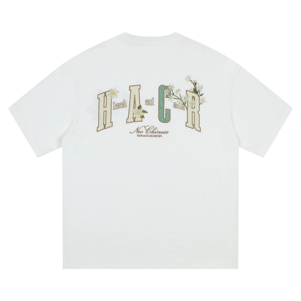 Harsh and Cruel HACR Ethnic Flower Patch Embroidery Tee | Face 3 Face
