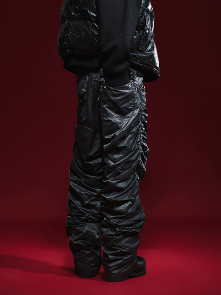 Remedy Heavy Pleated Zipper Pants | Face 3 Face