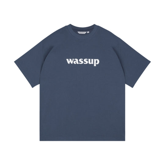 Wassup House Big Logo Print Basic Tee