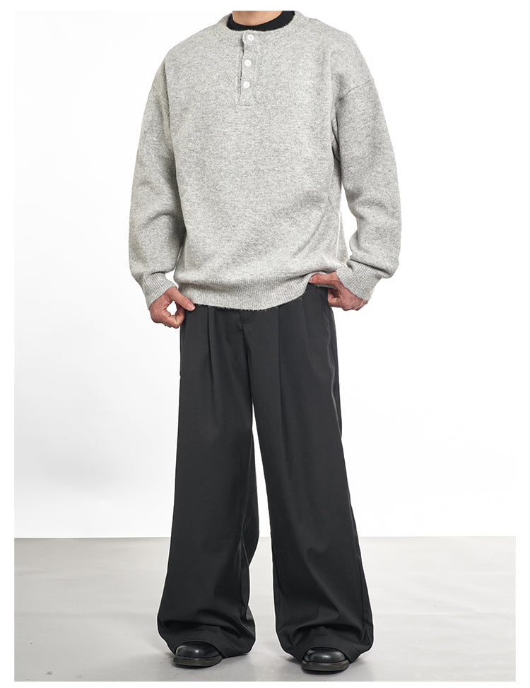 F3F Select Riveted Two Tuck Baggy Suit Pants | Face 3 Face