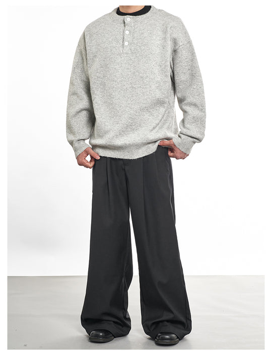 F3F Select Riveted Two Tuck Baggy Suit Pants | Face 3 Face