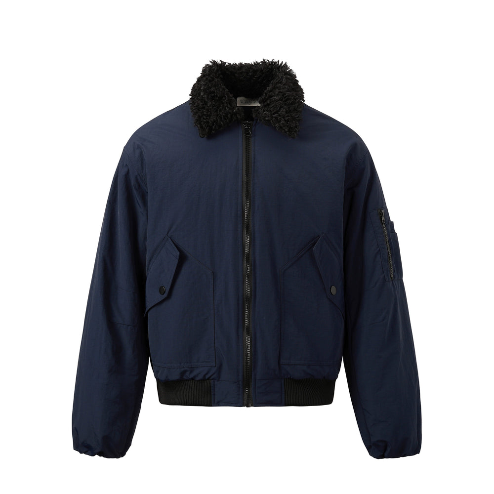 NOVACAM Fur Collar MA-1 Bomber Jacket | Face 3 Face