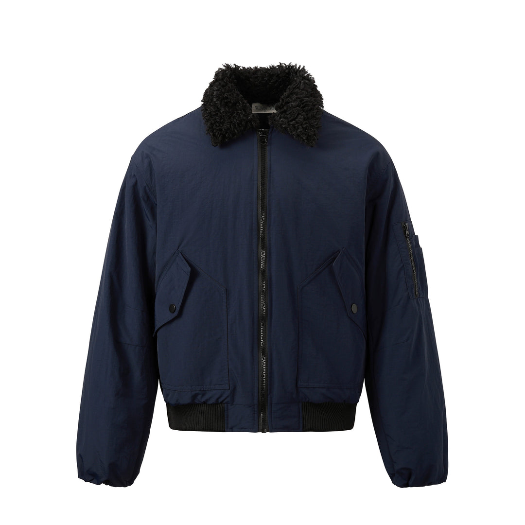 NOVACAM Fur Collar MA-1 Bomber Jacket | Face 3 Face