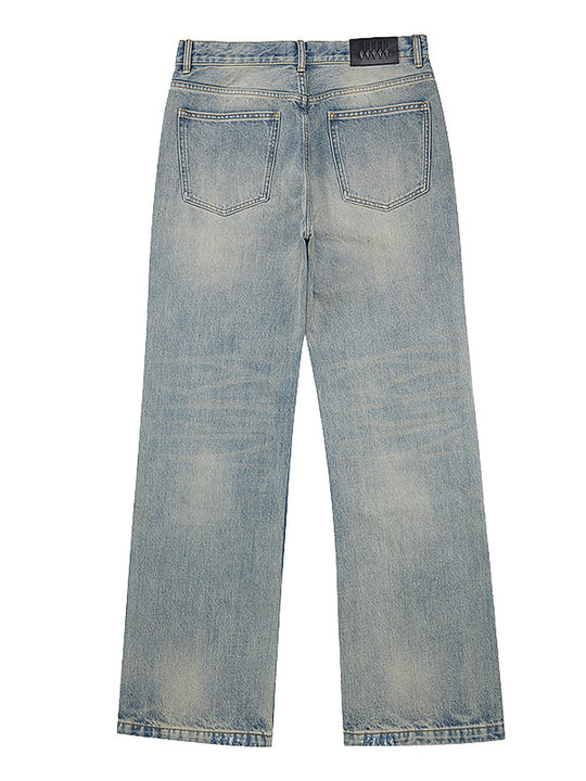 EVILKNIGHT(EK) Washed Distressed Utility Jeans | Face 3 Face