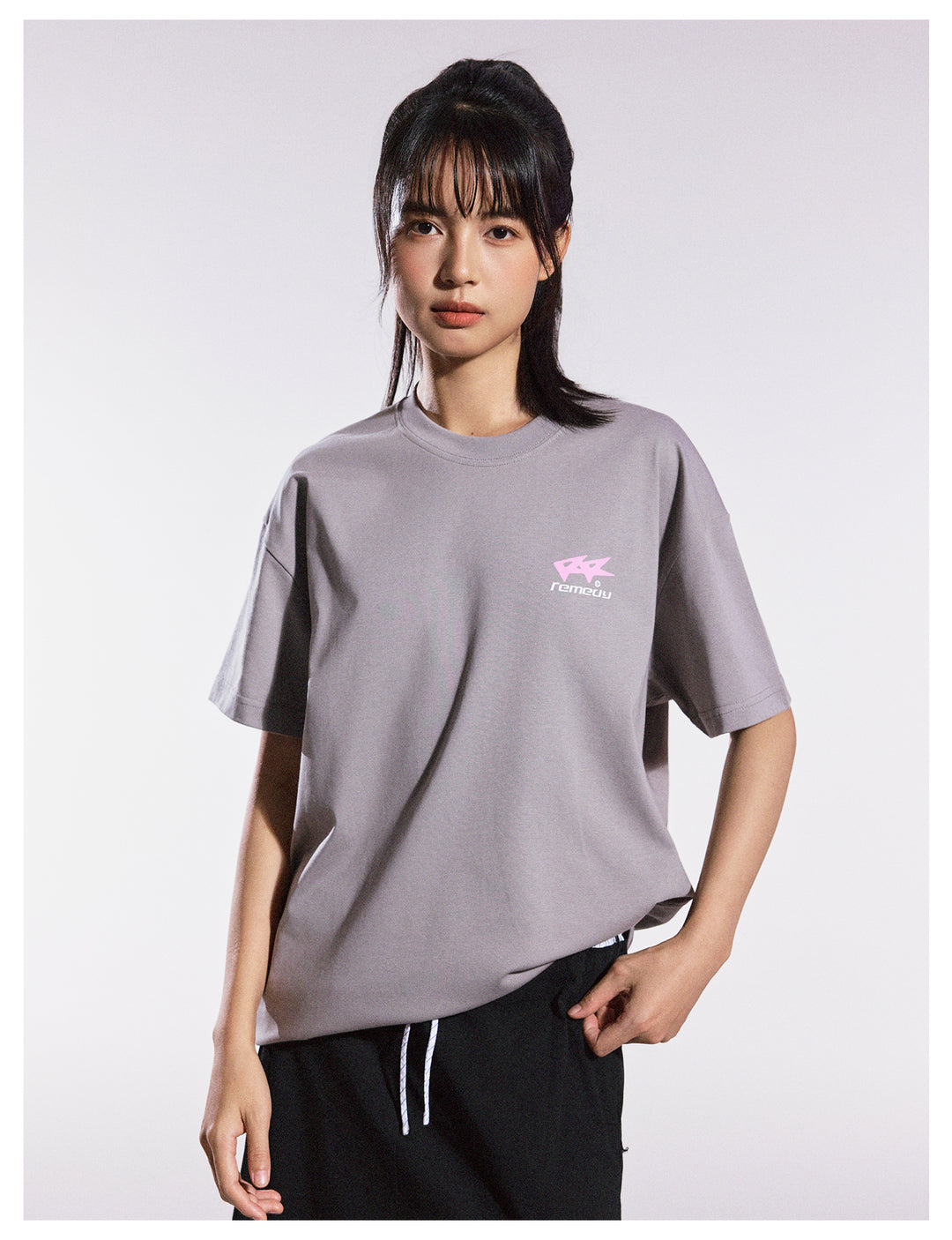 Remedy Flocking Logo Print Tee | Face 3 Face