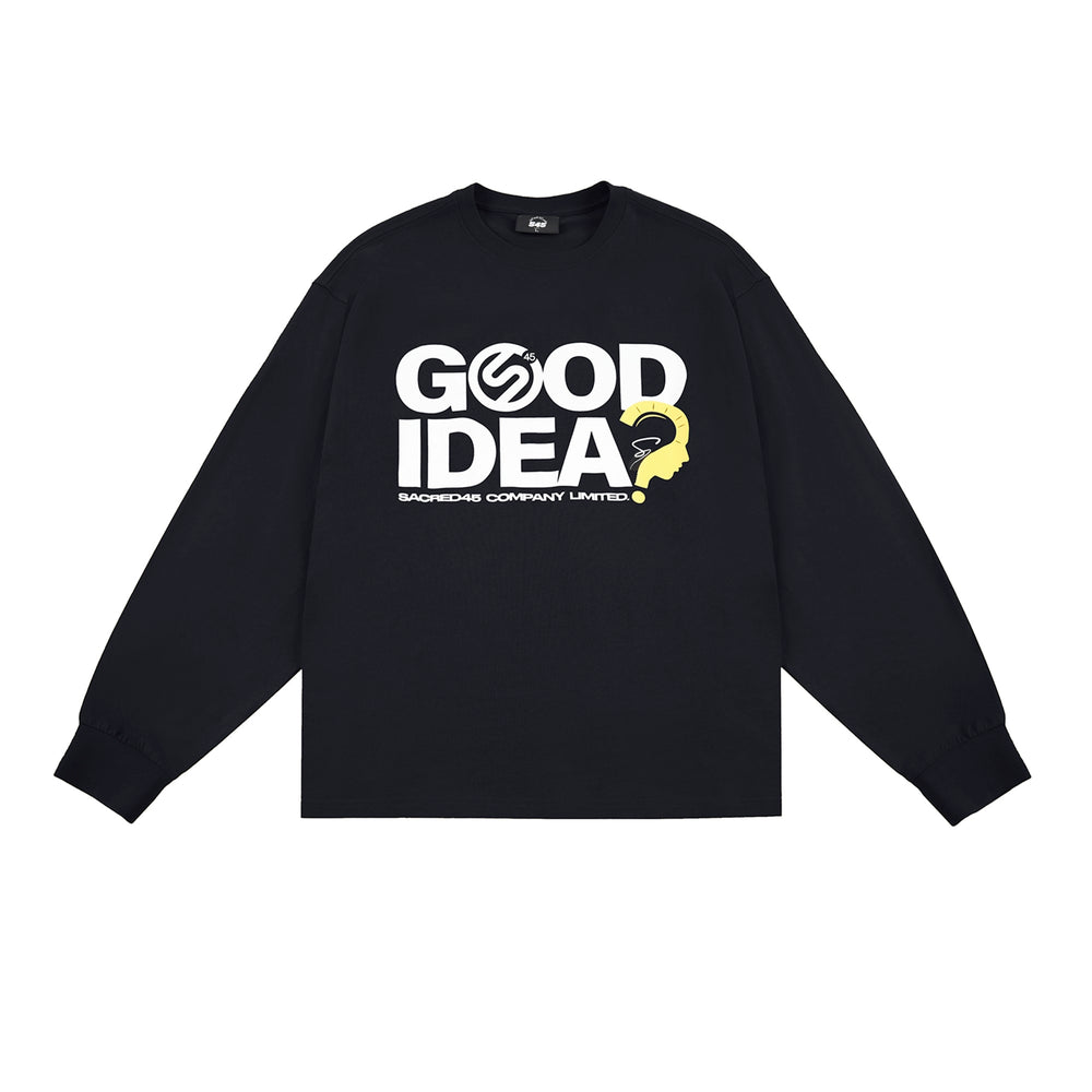 S45 Graffiti-Inspired Print Long-Sleeve Tee | Face 3 Face