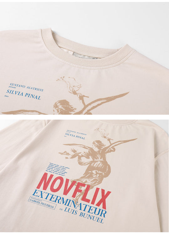 NOVACAM Archangel Vintage Washed Backstitch Long Sleeve Tee | Face 3 Face