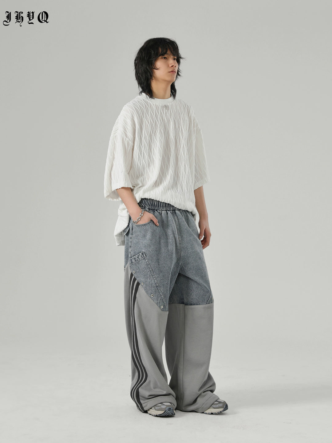 JHYQ Diamond Pattern Tee