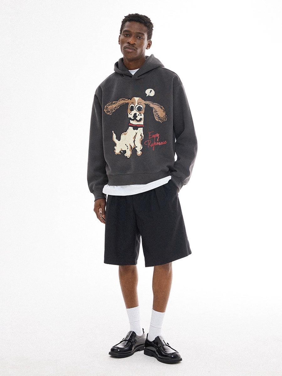 EMPTY REFERENCE Hand Painted Cute Puppy Hoodie | Face 3 Face