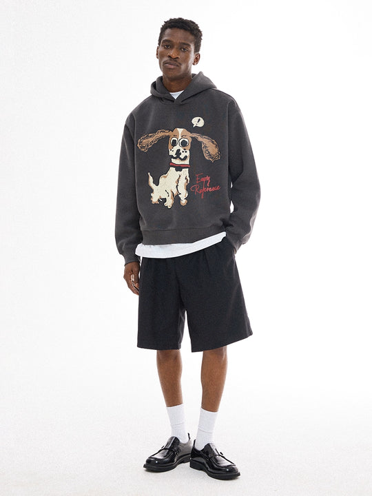 EMPTY REFERENCE Hand Painted Cute Puppy Hoodie | Face 3 Face