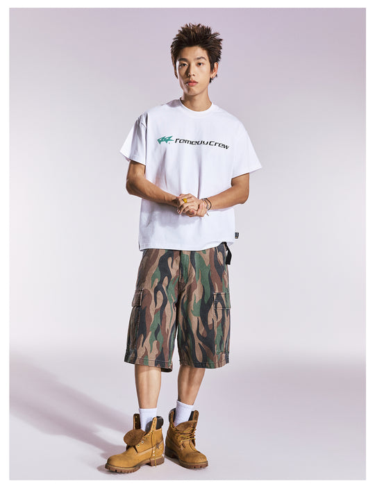 Remedy Gradient Logo Print Tee | Face 3 Face