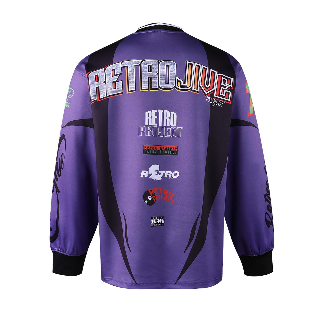 Retro Project Long Sleeve Racing Soccer Jersey Tee | Face 3 Face