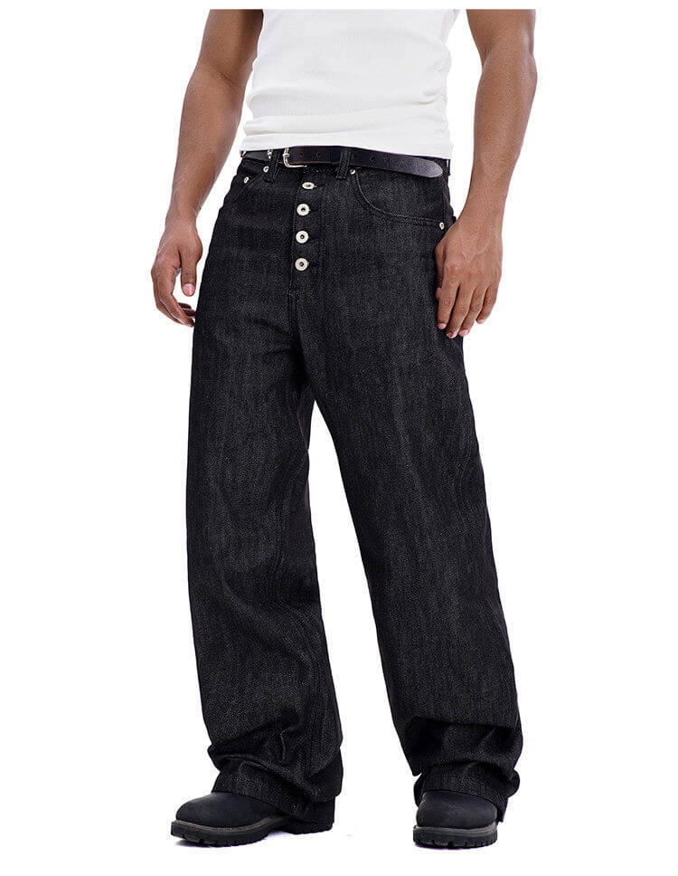 F3F Select Button Fly High Waisted Jeans