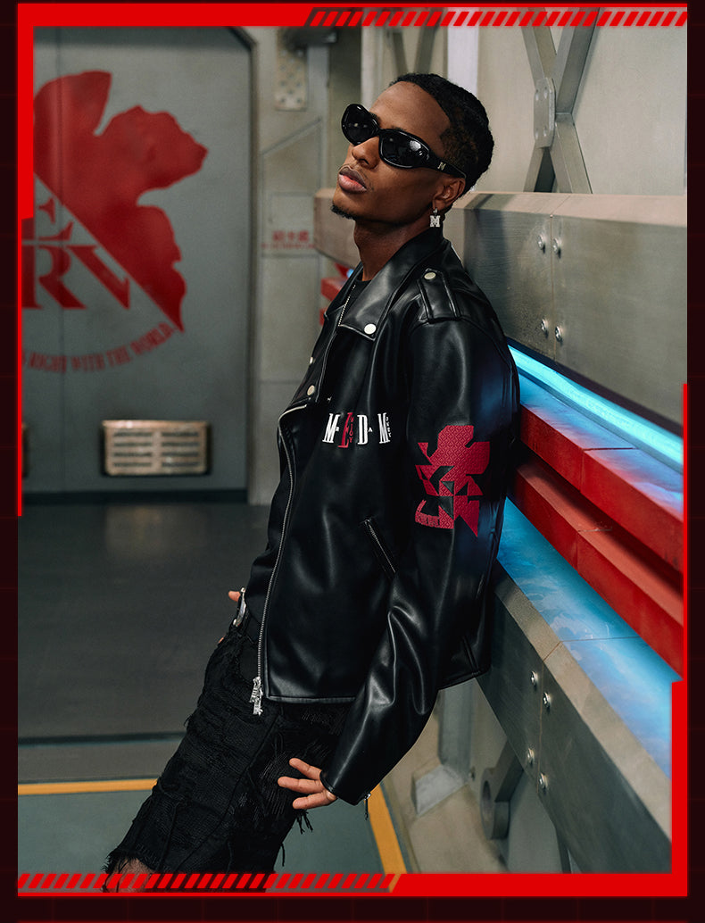 MEDM x EVA Unit-13 Leather Jacket | Face 3 Face
