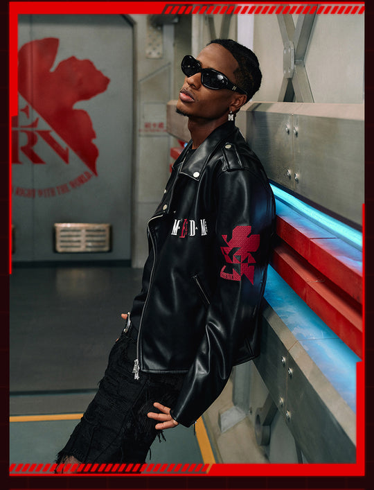 MEDM x EVA Unit-13 Leather Jacket | Face 3 Face