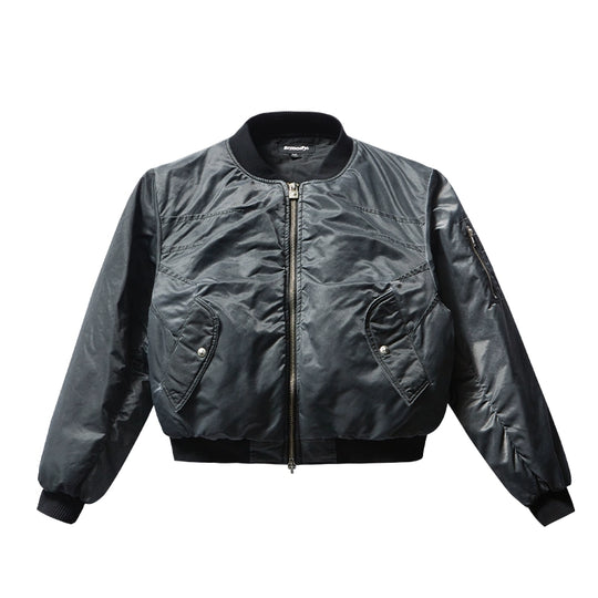 Remedy Pleated Back Design MA-1 Bomber Jacket | Face 3 Face
