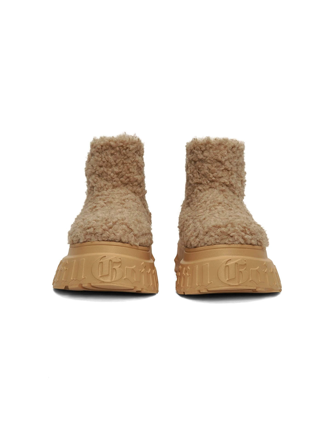 1807 INF-010 Gothic Chunky Platform Teddy Boots | Face 3 Face