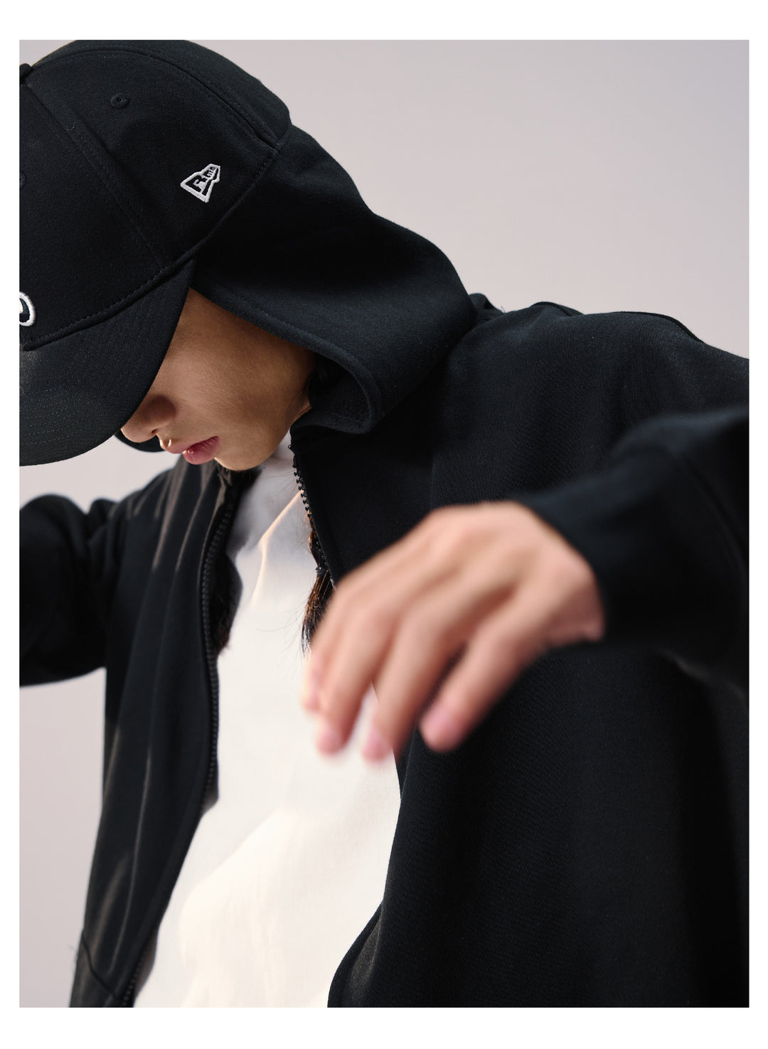 Remedy Baseball Cap Hood Zip Up Hoodie | Face 3 Face
