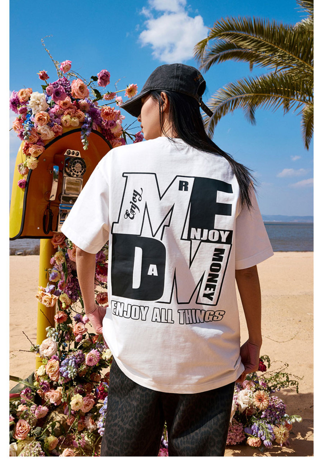 MEDM Colorblock Logo Print Tee | Face 3 Face