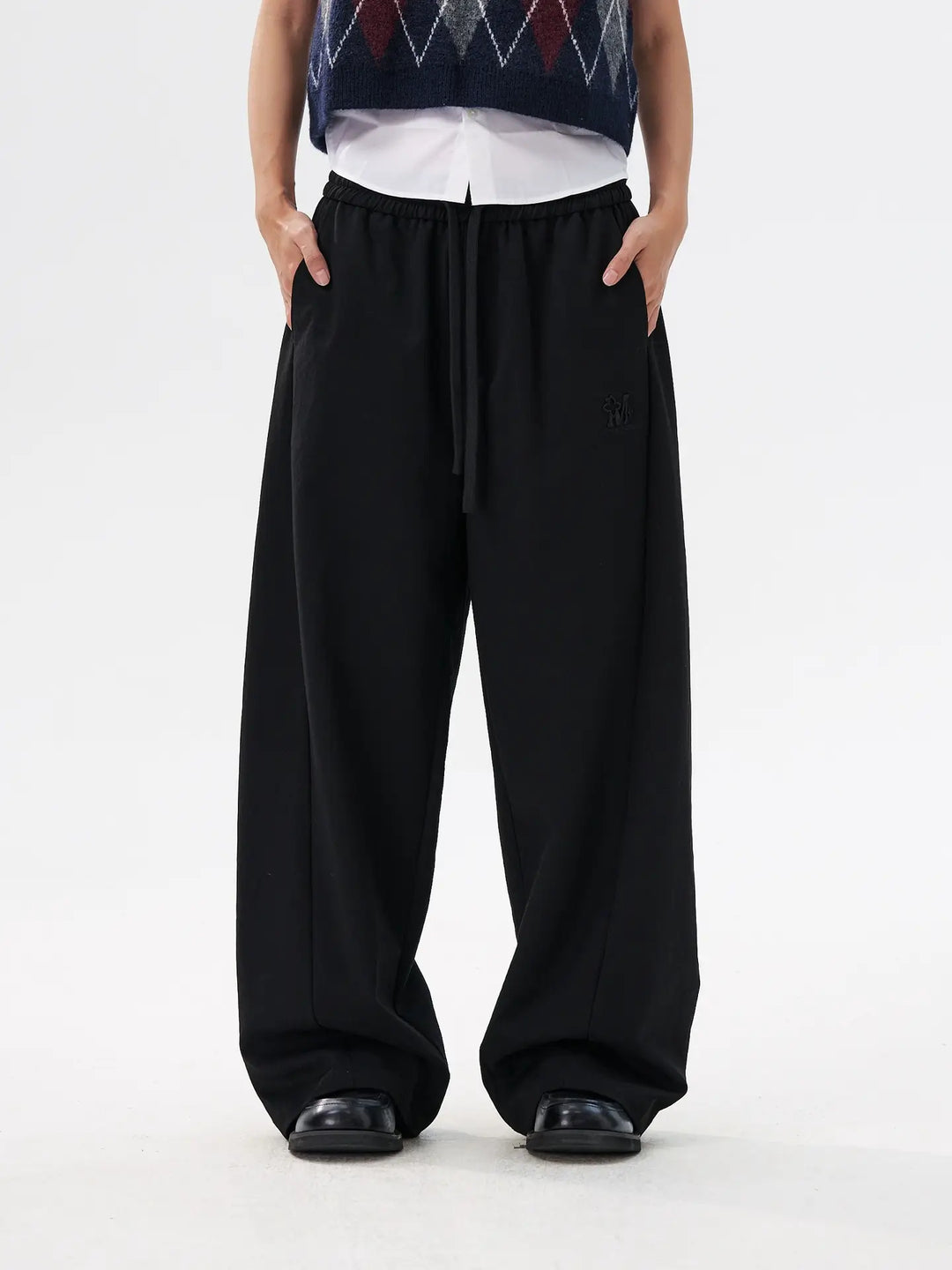 MEDM Deconstructed Patchwork Baggy Track Pants | Face 3 Face
