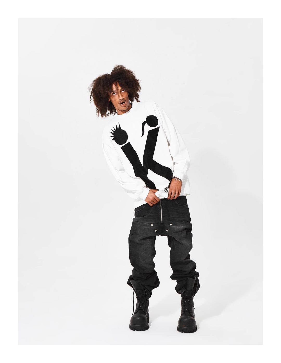 KARMANISTIC Big K Logo Long Sleeve Tee | Face 3 Face