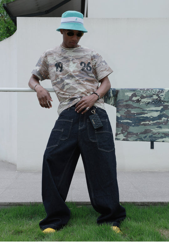 STEEPC Double Waist Structured Multi Pocket Jeans | Face 3 Face