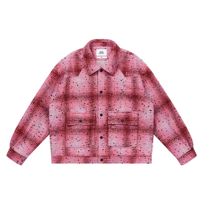 EMPTY REFERENCE Plaid Tweed Jacket | Face 3 Face