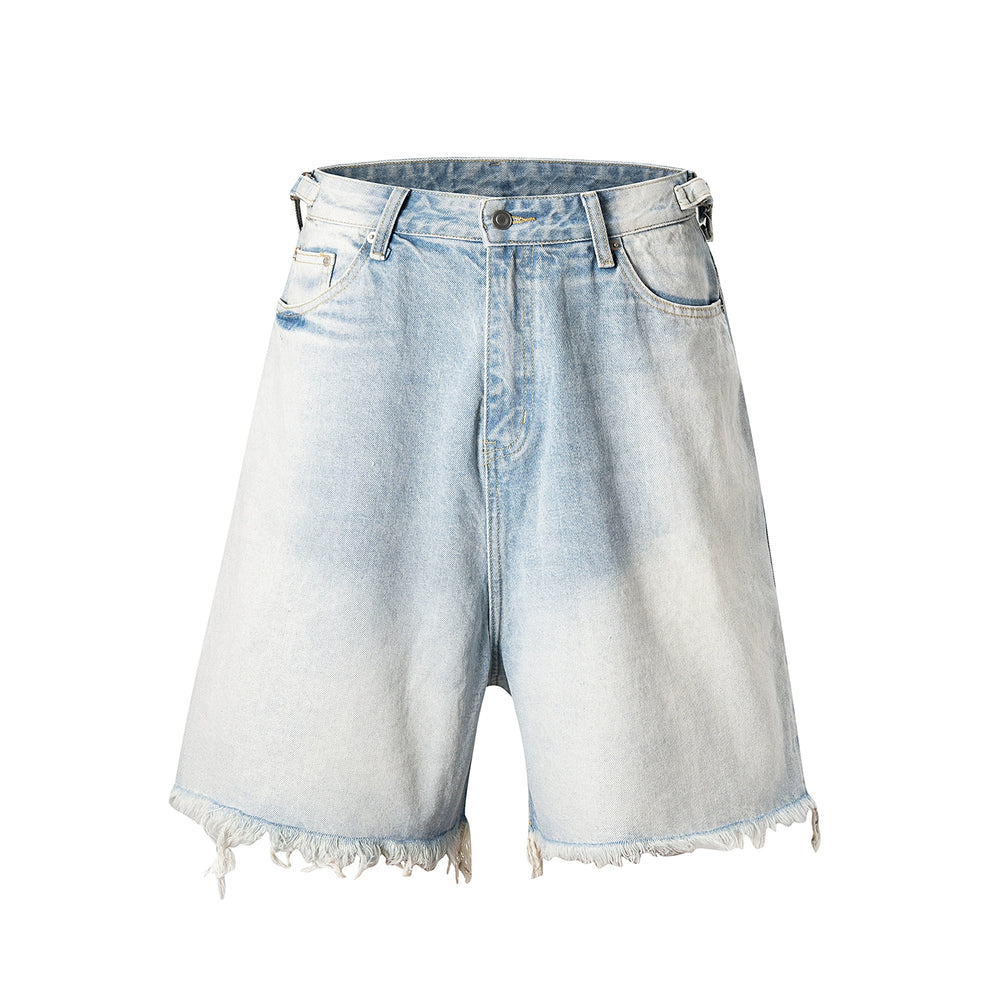 F3F Select Gradient Wash Denim Shorts | Face 3 Face