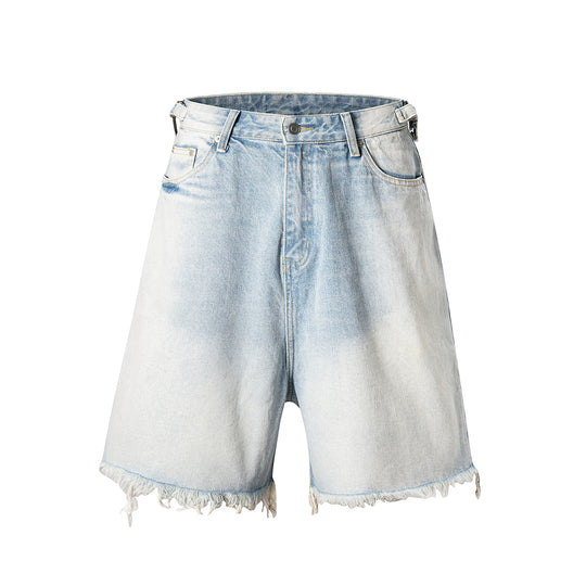 F3F Select Gradient Wash Denim Shorts | Face 3 Face