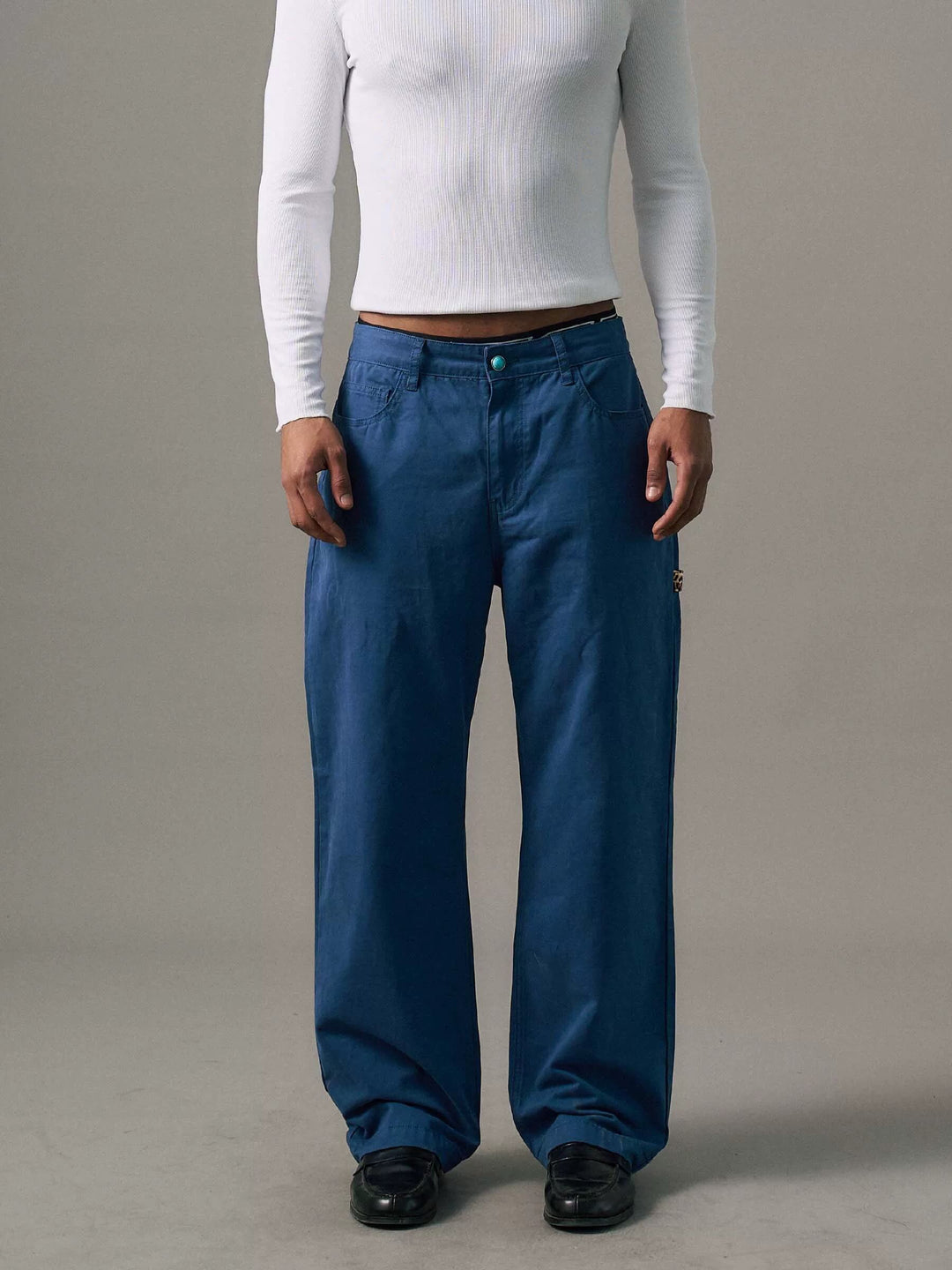 S45 Leopard Strap Work Pants | Face 3 Face