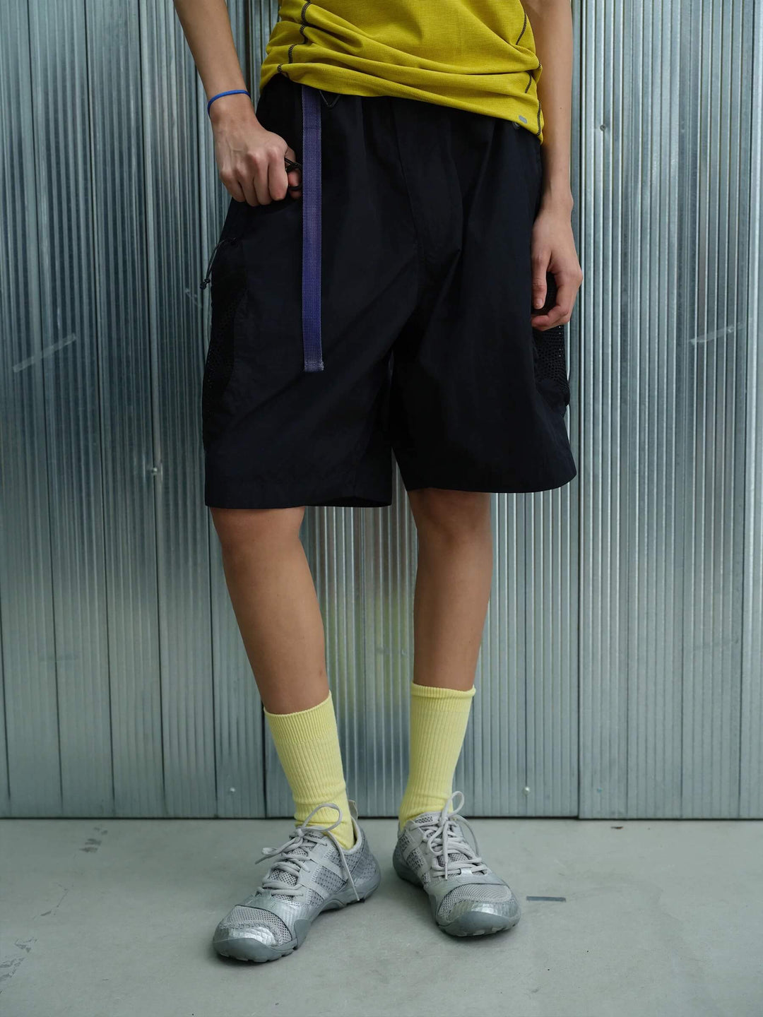 S45 Mesh Pocket Nylon Utility Outdoor Shorts | Face 3 Face