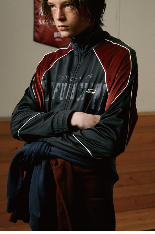 SOD Co. Velvet Deconstructed Track Jacket | Face 3 Face