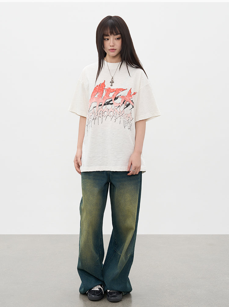 AFGK Vintage Rock Print Tee | Face 3 Face