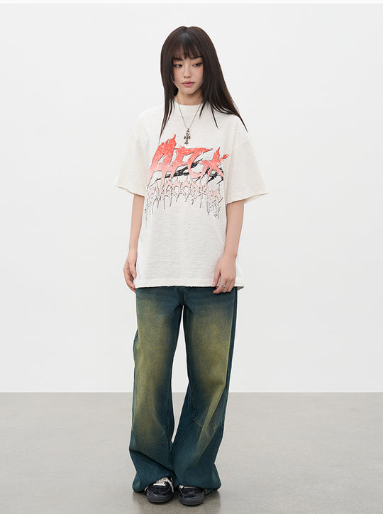AFGK Vintage Rock Print Tee | Face 3 Face