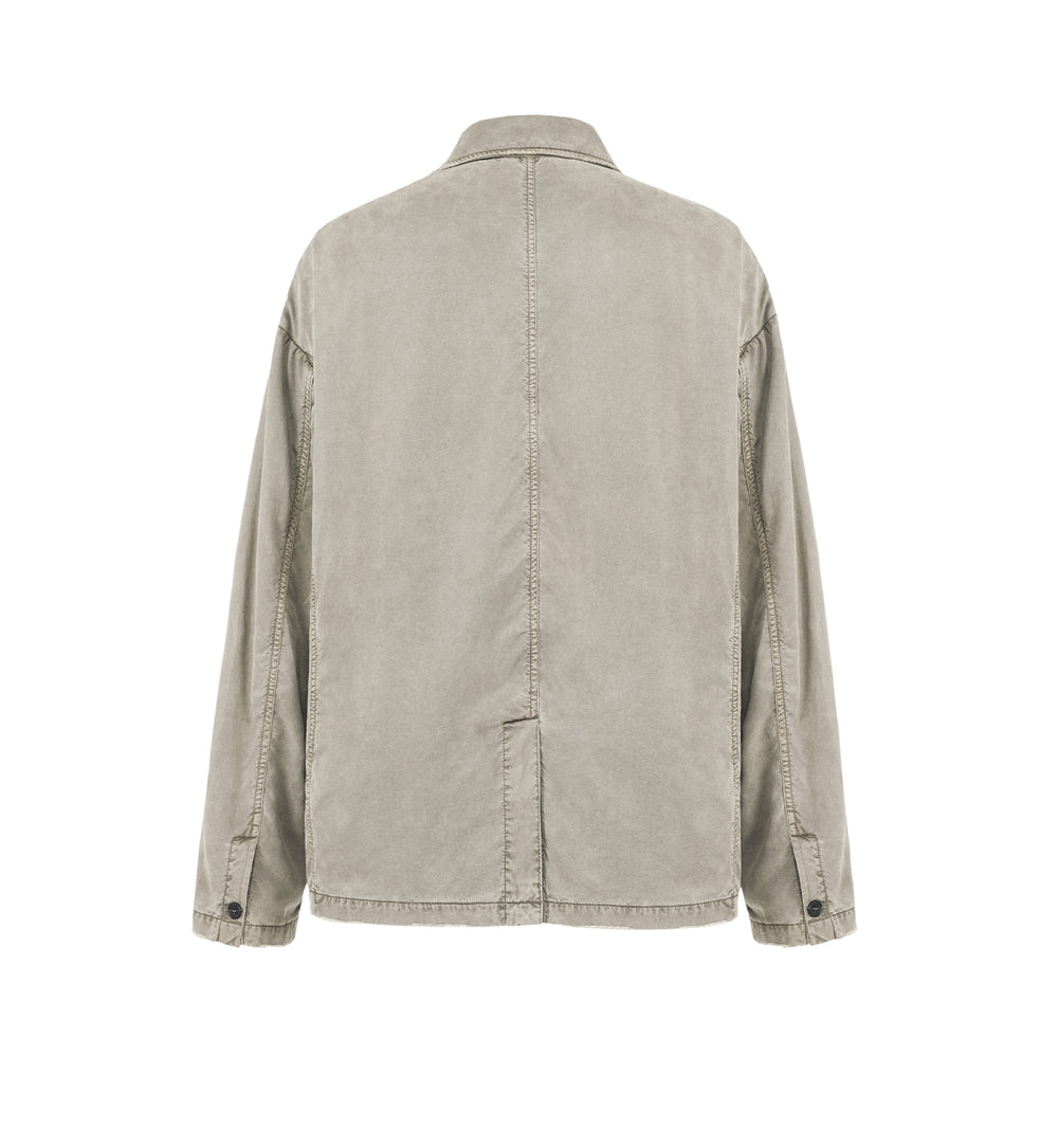 UNDERWATER Distressed 3D Cut Patch Pocket Suit Jacket