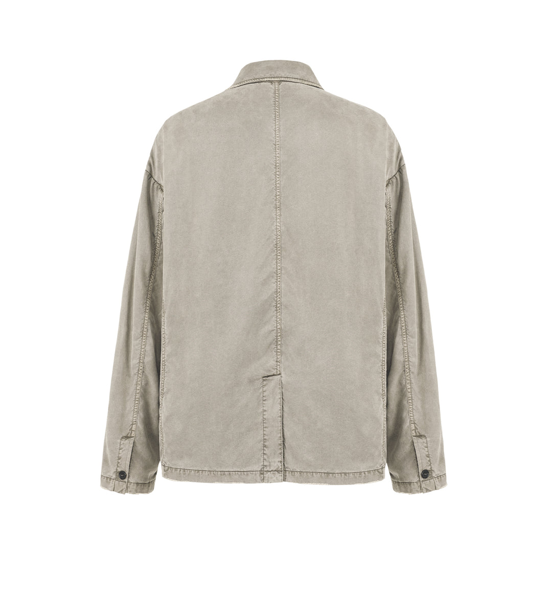 UNDERWATER Distressed 3D Cut Patch Pocket Suit Jacket