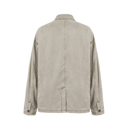 UNDERWATER Distressed 3D Cut Patch Pocket Suit Jacket