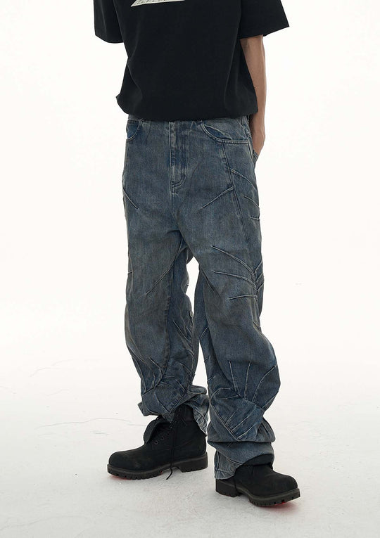 EVILKNIGHT(EK) Thorn Machete Vintage Washed Craft Jeans | Face 3 Face