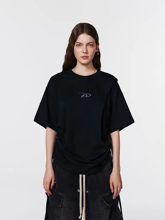 Achock Logo Embroidery Drawstring Tee | Face 3 Face