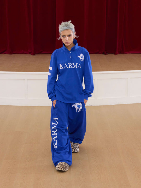 KARMANISTIC Embroidered Printed Baggy Sweatpants | Face 3 Face