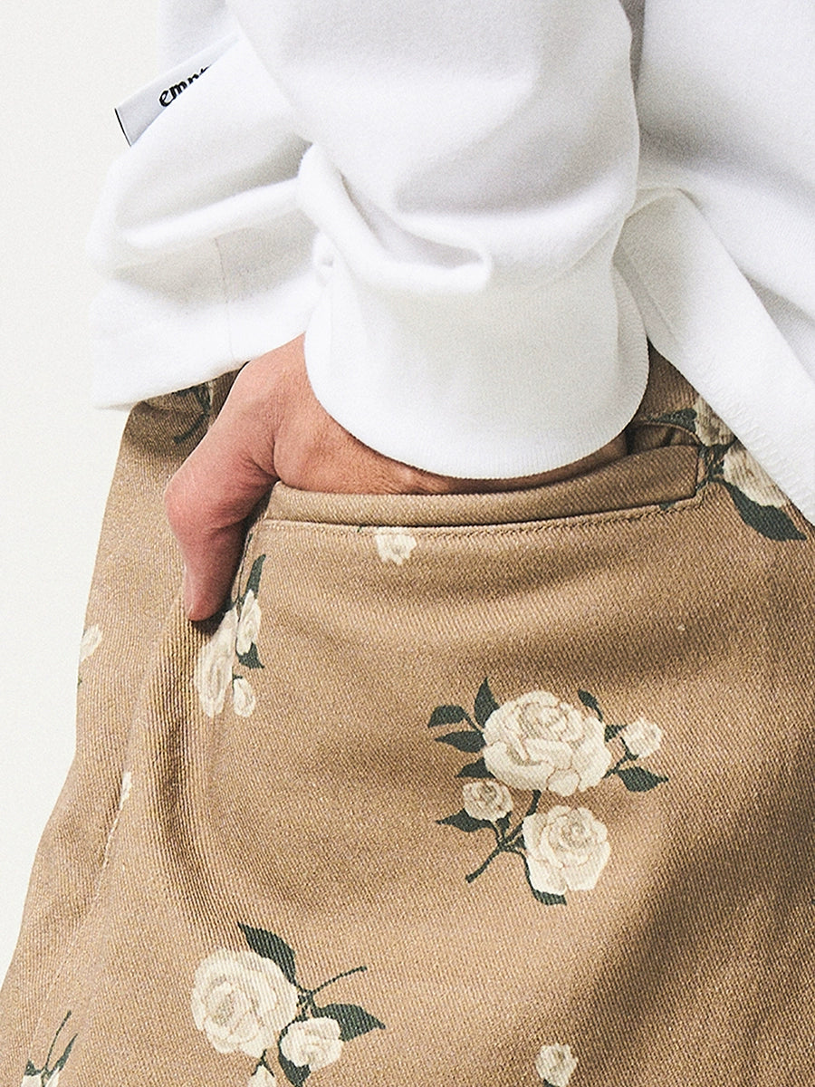 EMPTY REFERENCE Floral Baggy Work Pants | Face 3 Face