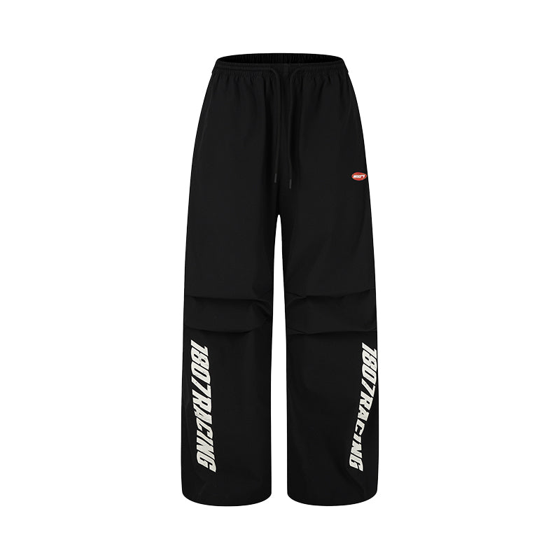 1807 Vintage Print Racing Track Pants | Face 3 Face