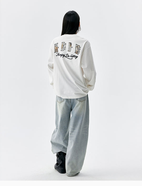 MEDM Fire Lace Logo Patch Long Sleeve Tee | Face 3 Face